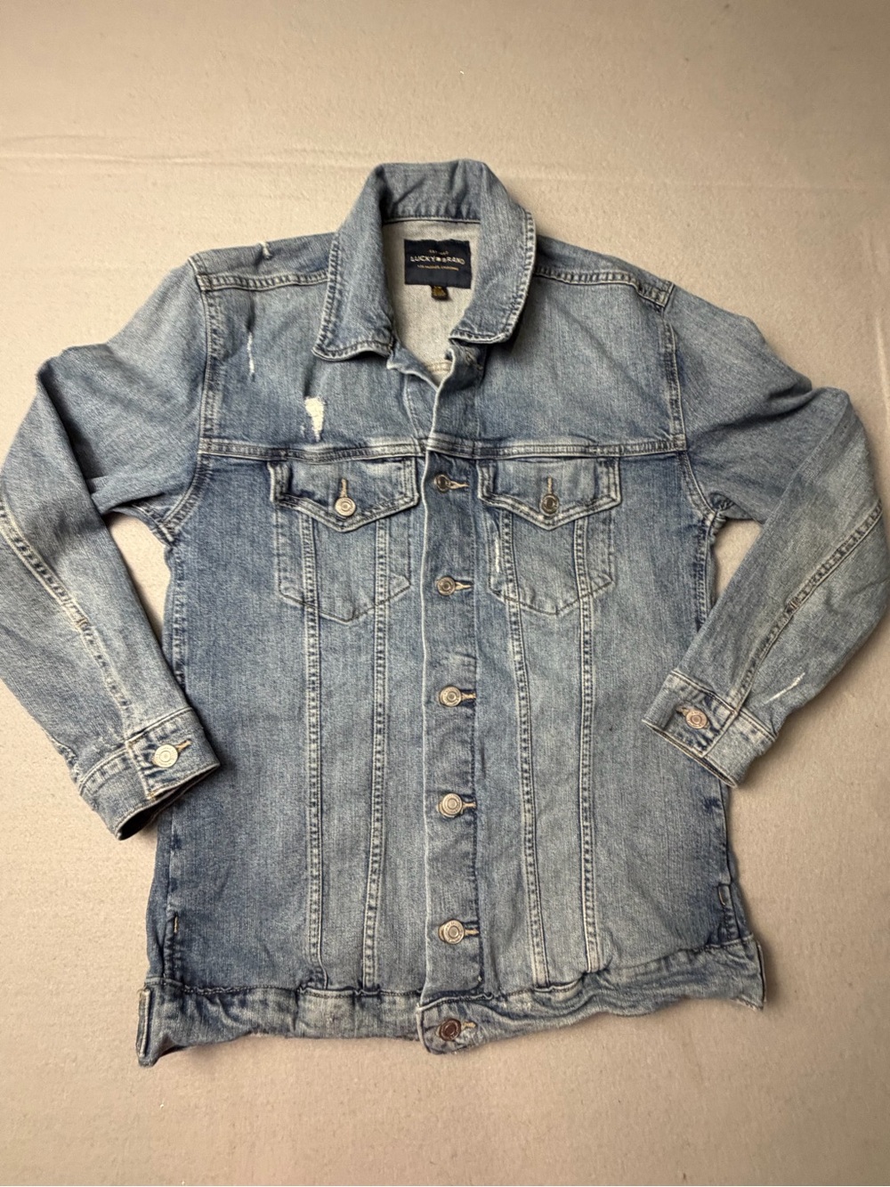 Lucky Brand Light Wash Denim Jacket S